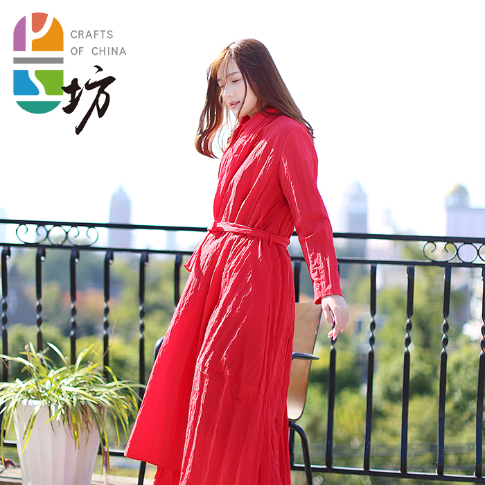 55825长风衣外套含腰带